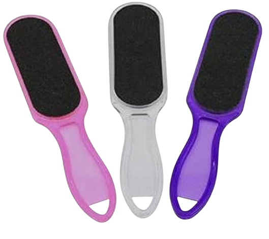 مبرد للقدم فل مع بلاستيك عريض